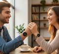 POSITIF Couple Watch – Elegant His & Her Matching Wrist Watches | Anniversary Gift for Couples (Random Colour, Without Box)