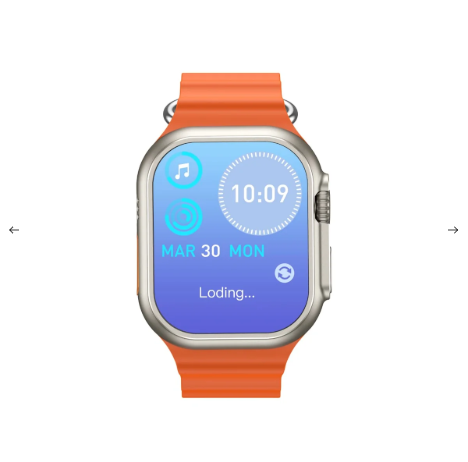 V200 Ultra 2.2" Smart Watch with WearFit Pro App – IP68 Waterproof Bluetooth Calling Fitness Watch (Orange)
