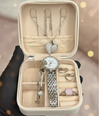 Elegant Heart & Stone 5-Piece Women's Jewelry Gift Set | Imported Luxury Necklace & Earrings Set