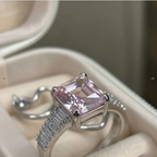Elegant Heart & Stone 5-Piece Women's Jewelry Gift Set | Imported Luxury Necklace & Earrings Set