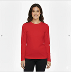 Basic Round Neck Full Sleeves T-Shirt for Women – Soft & Comfortable Casual Wear | XL | Random Color